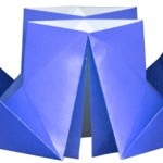 Схема оригами Пароход